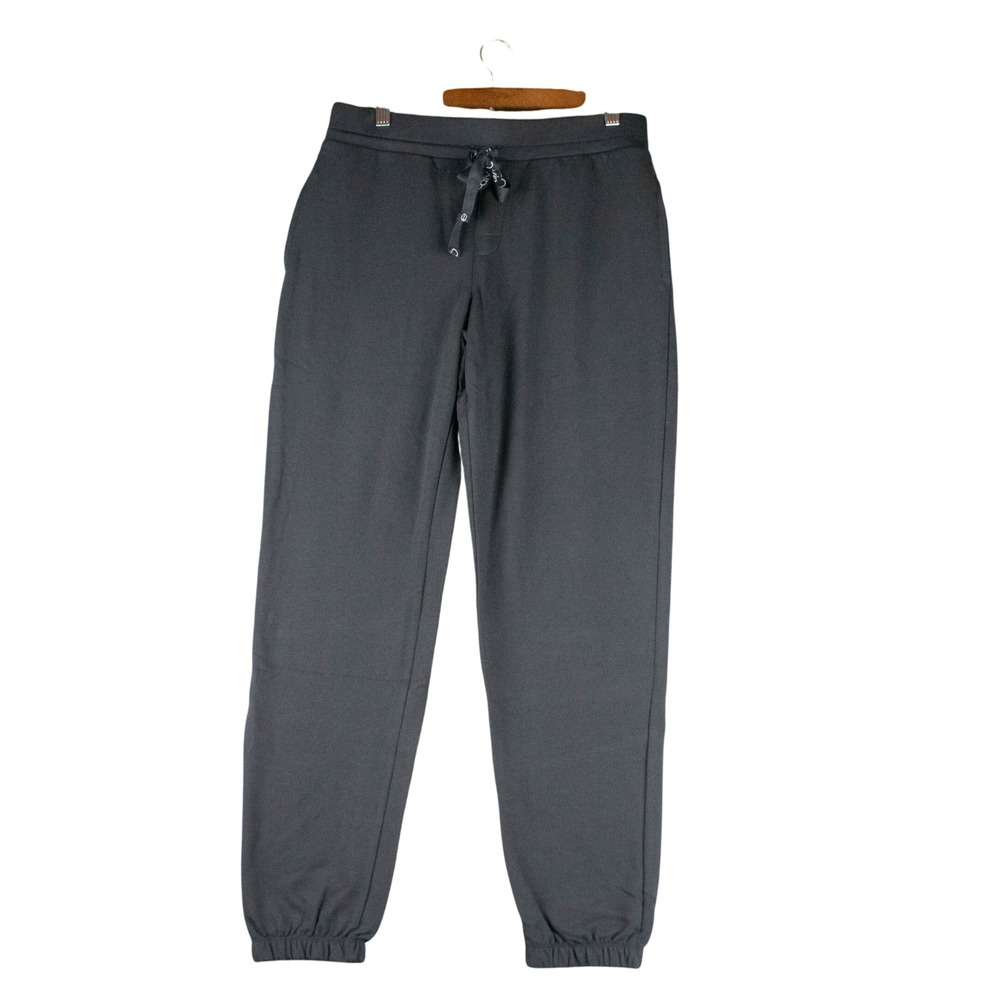 Calvin Klein Womens S Black Logo‎ Joggers Loungewear Sleepwear Athleisure Pants